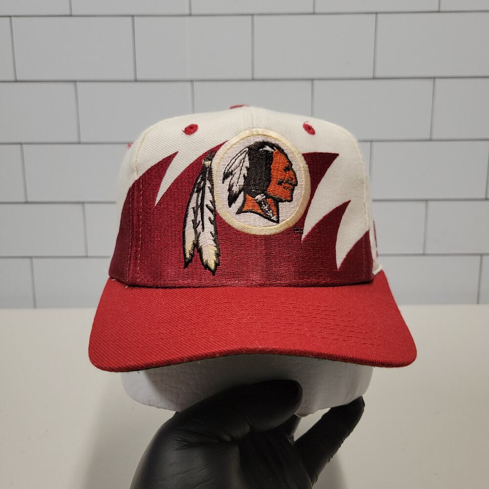 Logo Athletic Vintage Washington Redskins Sharktooth Snapback Hat NFL 90s